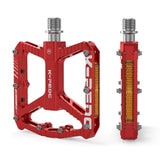 K PEDC Mountain Bike Pedals MTB PedalsBicycle Pedals with ReflectorsAluminum 9/16" 3 Sealed Bearing Lightweight Platform for Mountain Bike BMX Road Bike Pedals