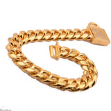 Gold Stainless Steel Titanium Chain Necklace