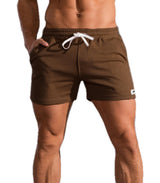 Waghaw 5inch Mens Shorts Cotton 5 Inch Inseam Shorts Men Cotton Shorts for Men Shorts Athletic Mens Sweat Shorts Mens Shorts 5 Inch Mens Tennis Shorts 5 Inch Inseam(CoffeeM)