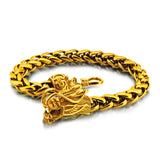 Fashion Faucet Bracelet Men's Thick 24k Gold Jewelry