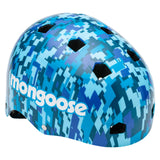 Mongoose BMX Bike Helmet Multi Sport Kids Helmet Camouflage/Blue