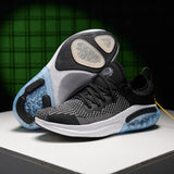 Men's Breathable Mesh Trainers - Trendy Lace Up Running Shoes