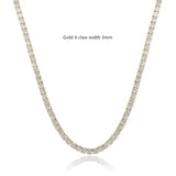 Gold Zircon Necklace