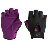Nike Womens Fundamental Training Gloves (Black/Bold Berry Large)