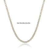 Gold Zircon Necklace