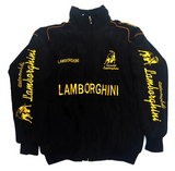 F1 Racing Motorcycle Jacket with Vintage Embroidery